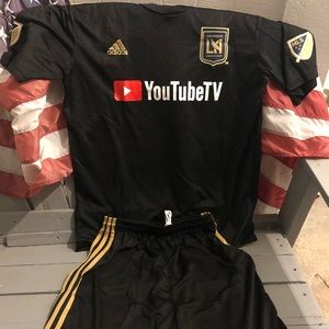Soccer jersey LAFC Adidas shorts los Angeles